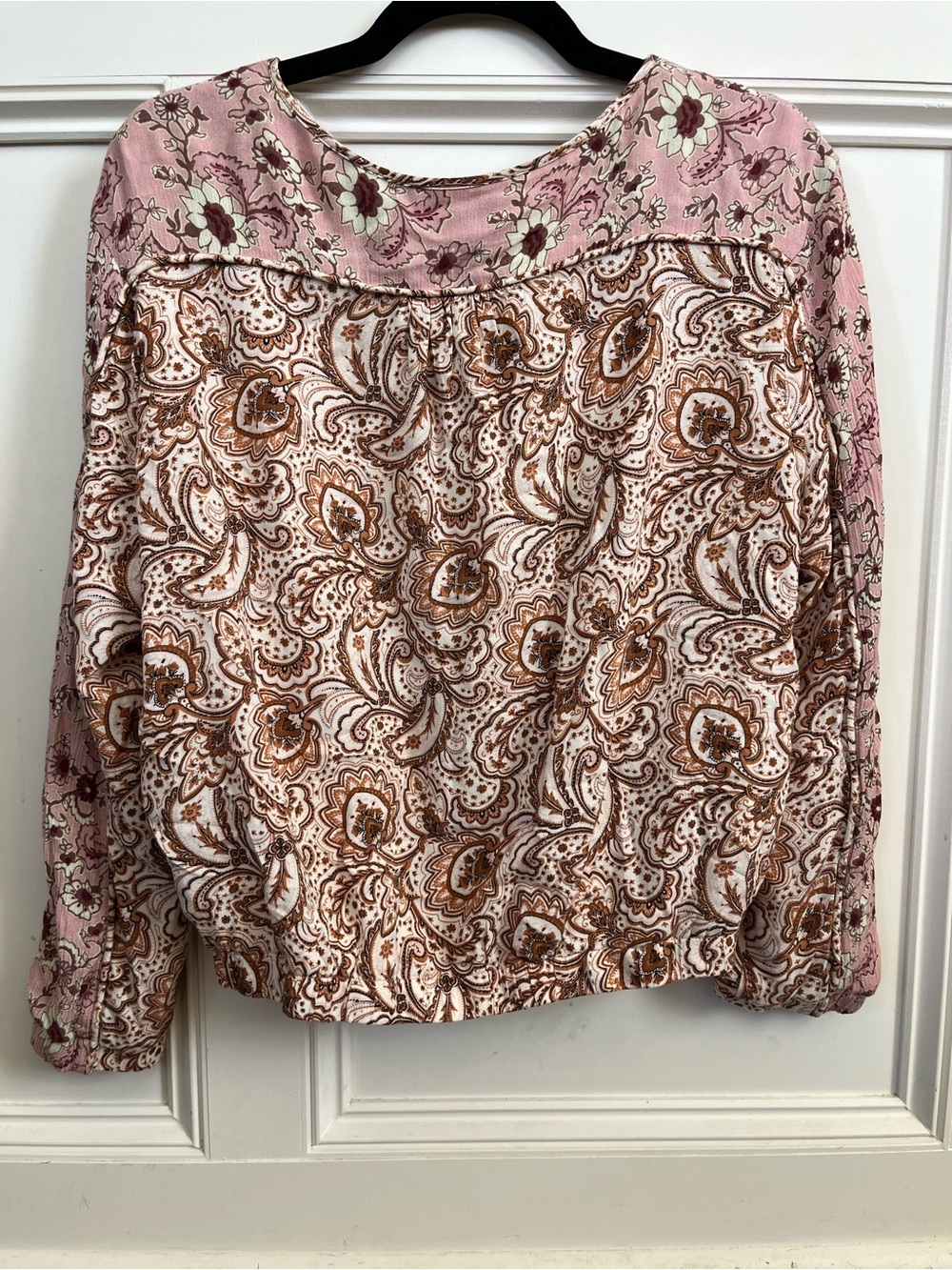 UMGEE Pink Paisley Zip-Front Bomber Jacket, S - Picture 7 of 8